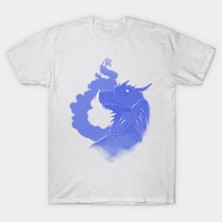 Dragon and Flame-Blue Version T-Shirt